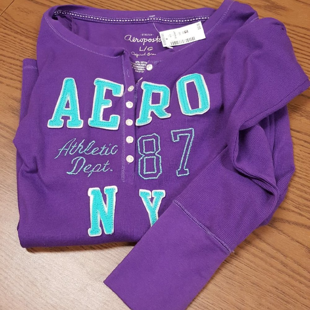 Aeropostale Purple Shirt